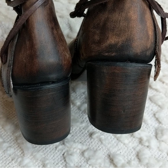 Freebird Distressed Brown Lace-Up Boots - Picture 9 of 16